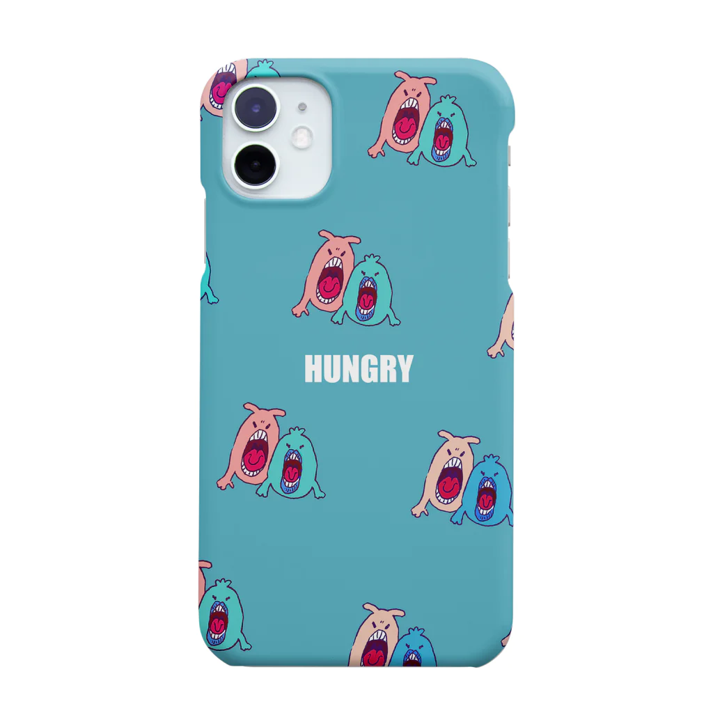 にんにんのhungry monster スマホケース