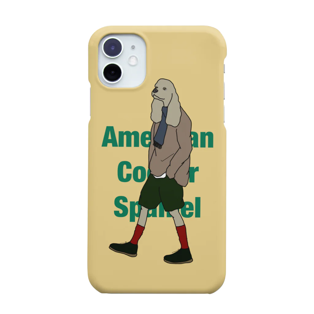 facの11サイズ アメリカンコッカースパニエル Smartphone Case