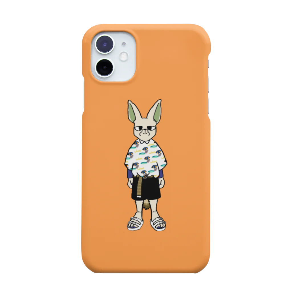 アパレルアニマルのフェネック×柄シャツ Smartphone Case