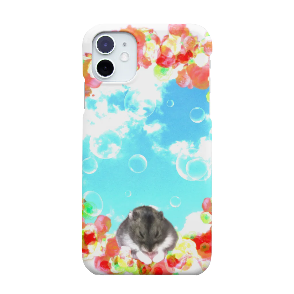 福猫の花壇のハムの夢 Smartphone Case