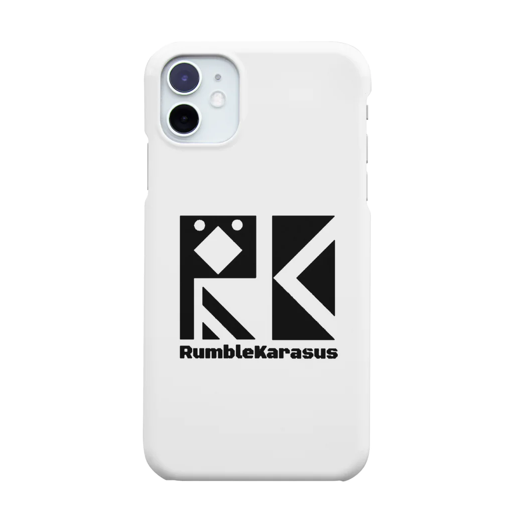 ランブルカラスのグッズショップのRKロゴ iPhoneケース Smartphone Case