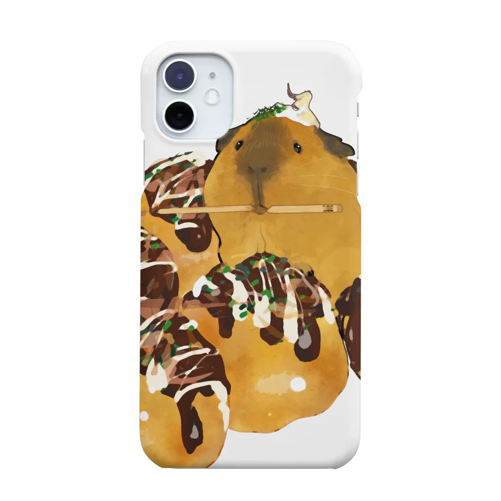 nins・にんずのtakoyaki guinea pig Smartphone Case