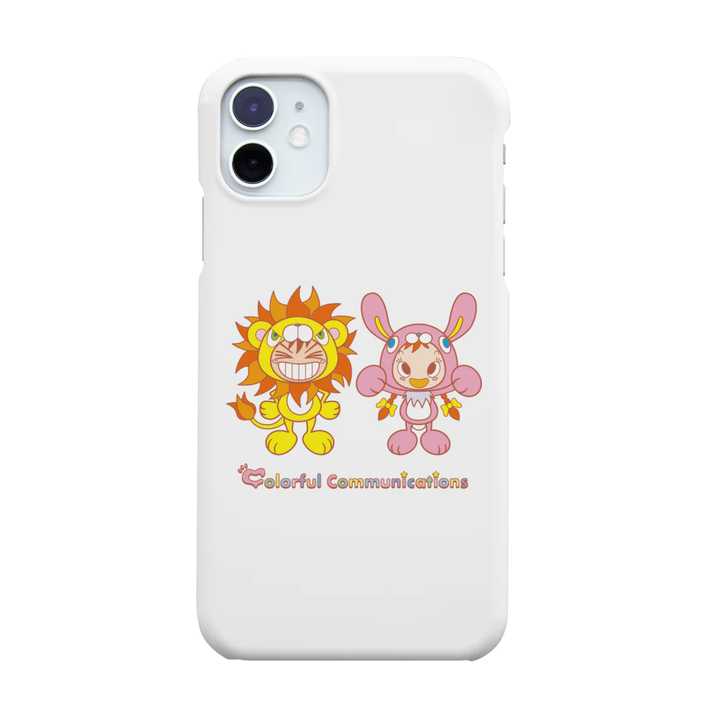 colorful communicationsのライオンくんとウサギちゃん Smartphone Case