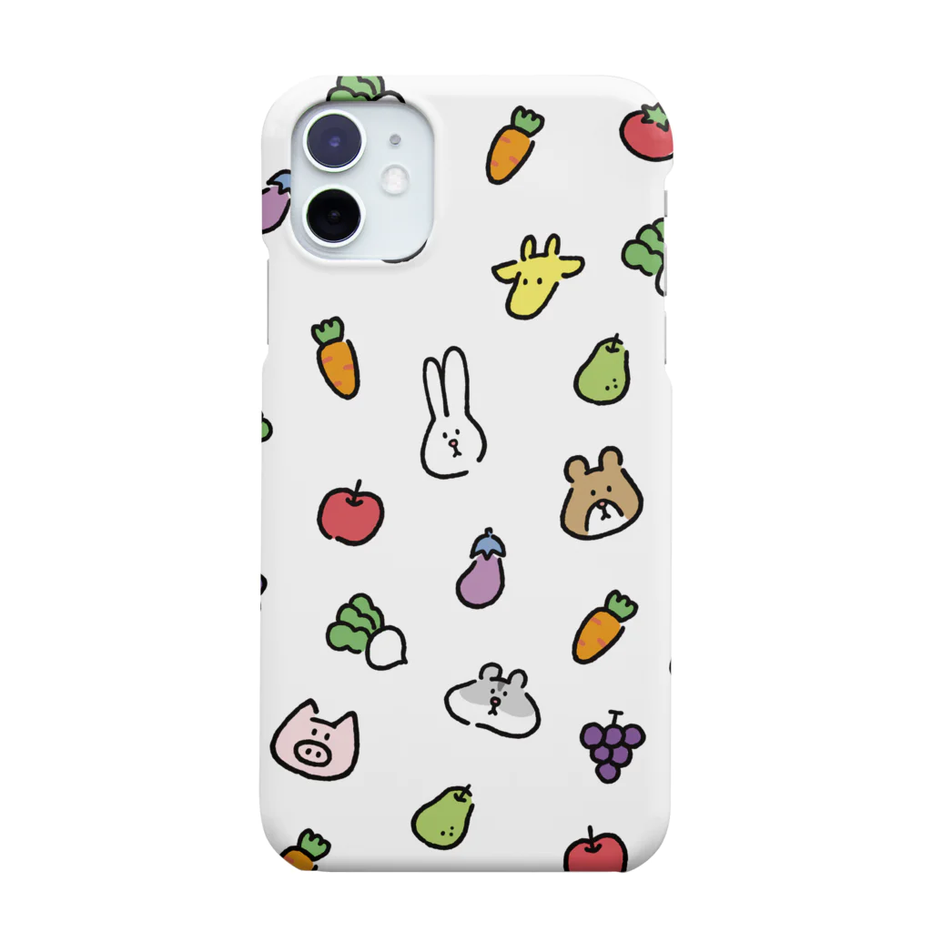 suzuharu_no_goodsのうささんズとお野菜 Smartphone Case