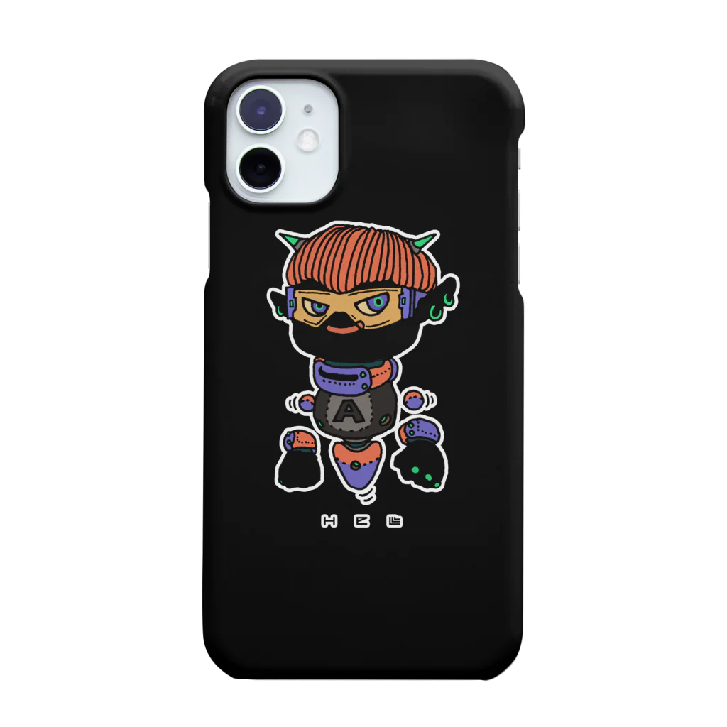 HElll - ヘル - のチビ惡魔くん スマホケース 黒ver.(全身) Smartphone Case