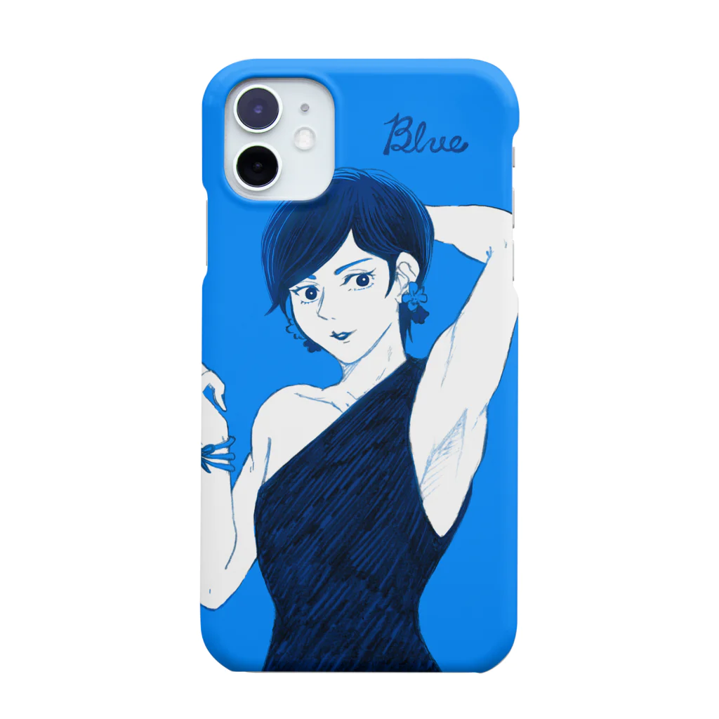 ユキノのショップのBlue Smartphone Case
