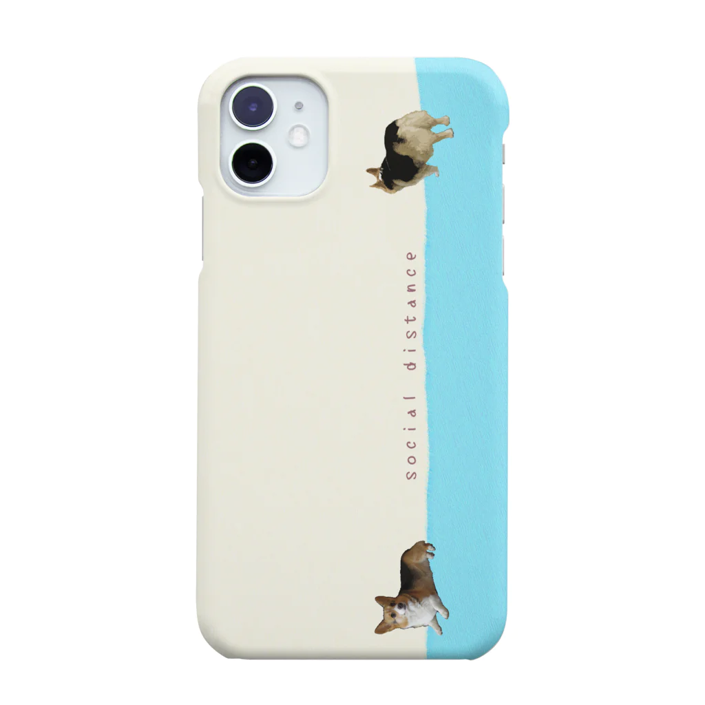 octavinのcorgi distance Smartphone Case