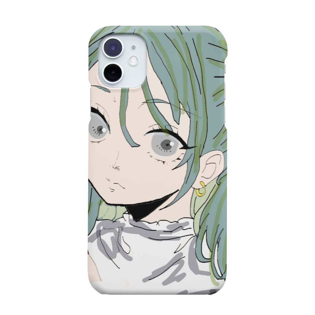 ゆめかわいい女の子 青リンゴ Blue Apple のスマホケース Iphoneケース 通販 Suzuri スズリ