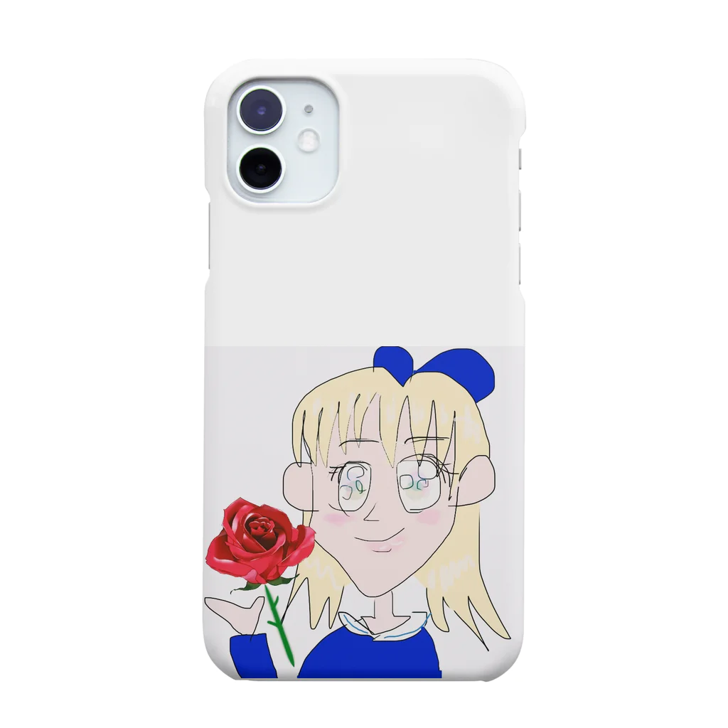 チェルシーSHOPのローズgirl Smartphone Case