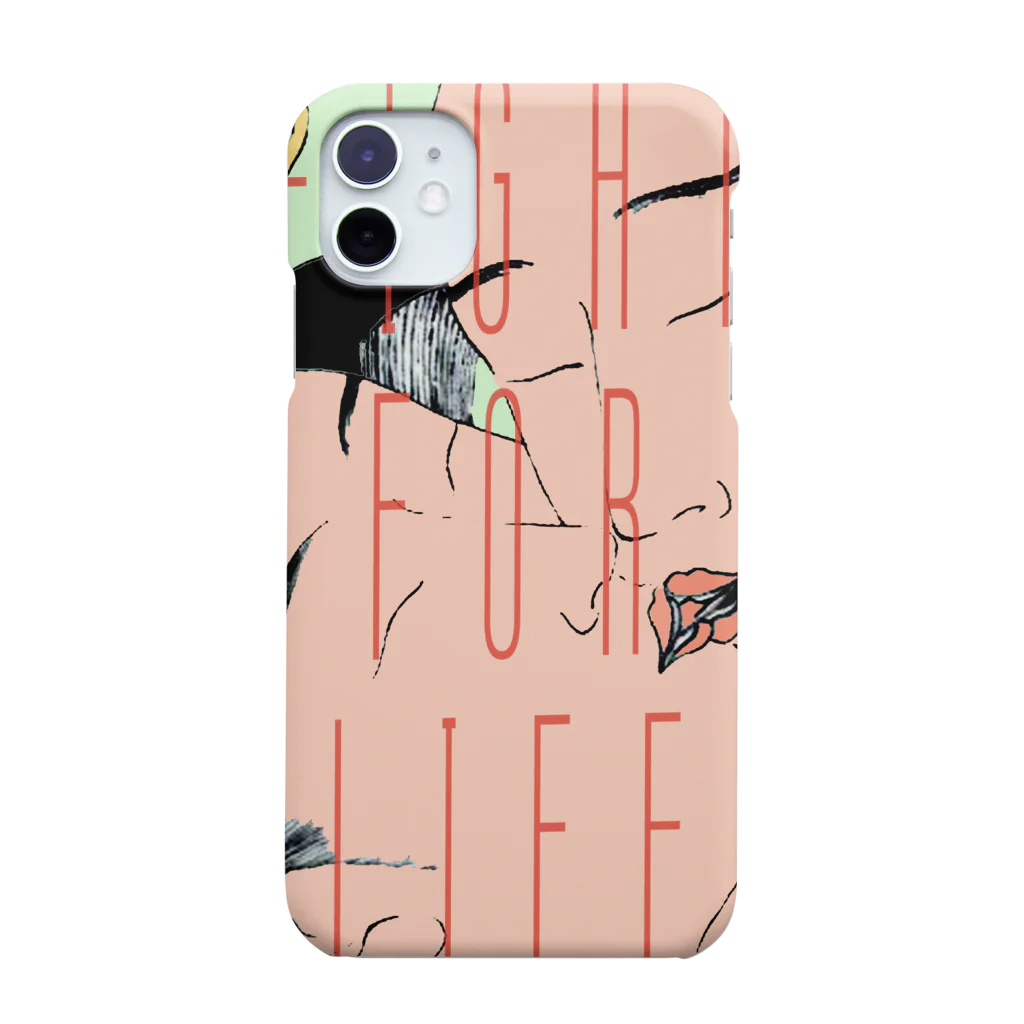 hirao qualityのFIGHT FOR LIFE (love) Smartphone Case