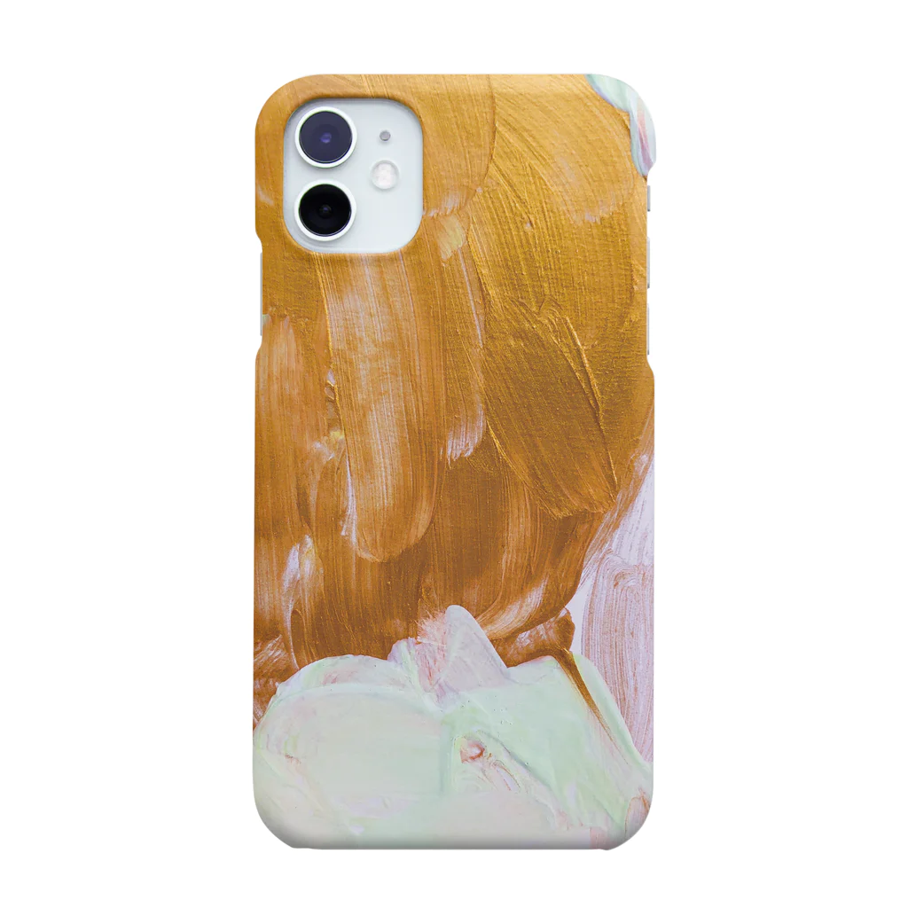 shiho_artのMint Green and Gold Smartphone Case