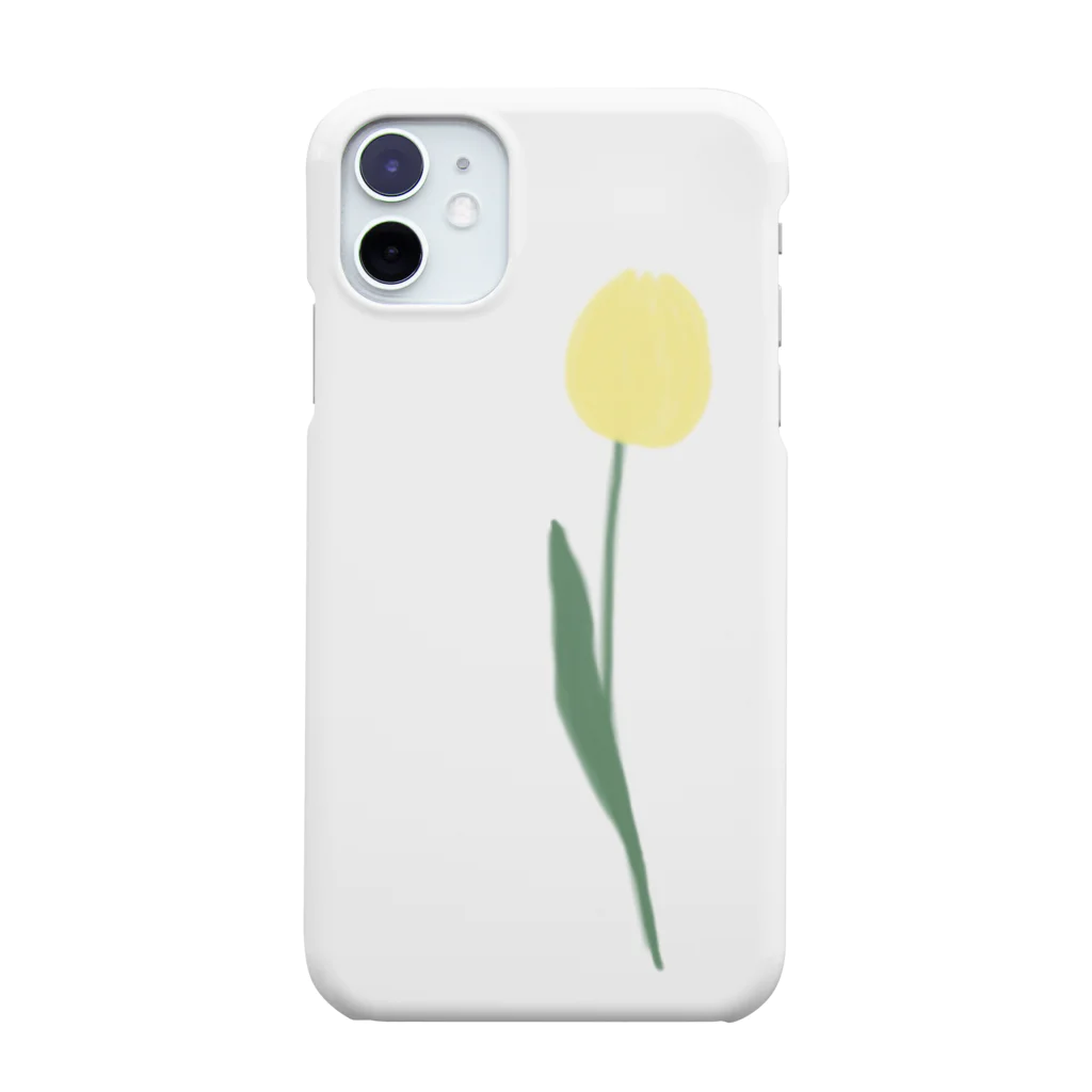 rilybiiのyellow tulip スマホケース