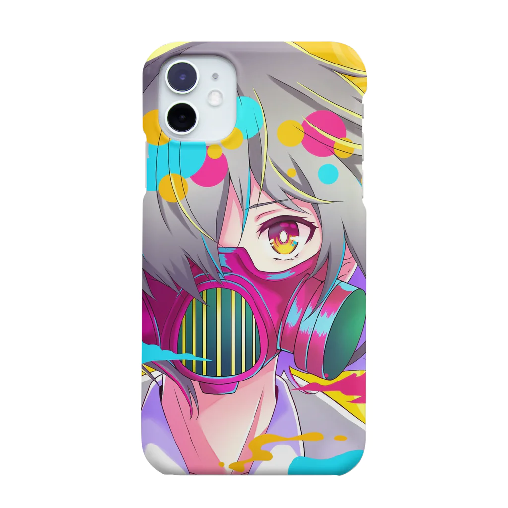 カメレオン ～Chameleon～のガスマスク　iPhoneケース Smartphone Case