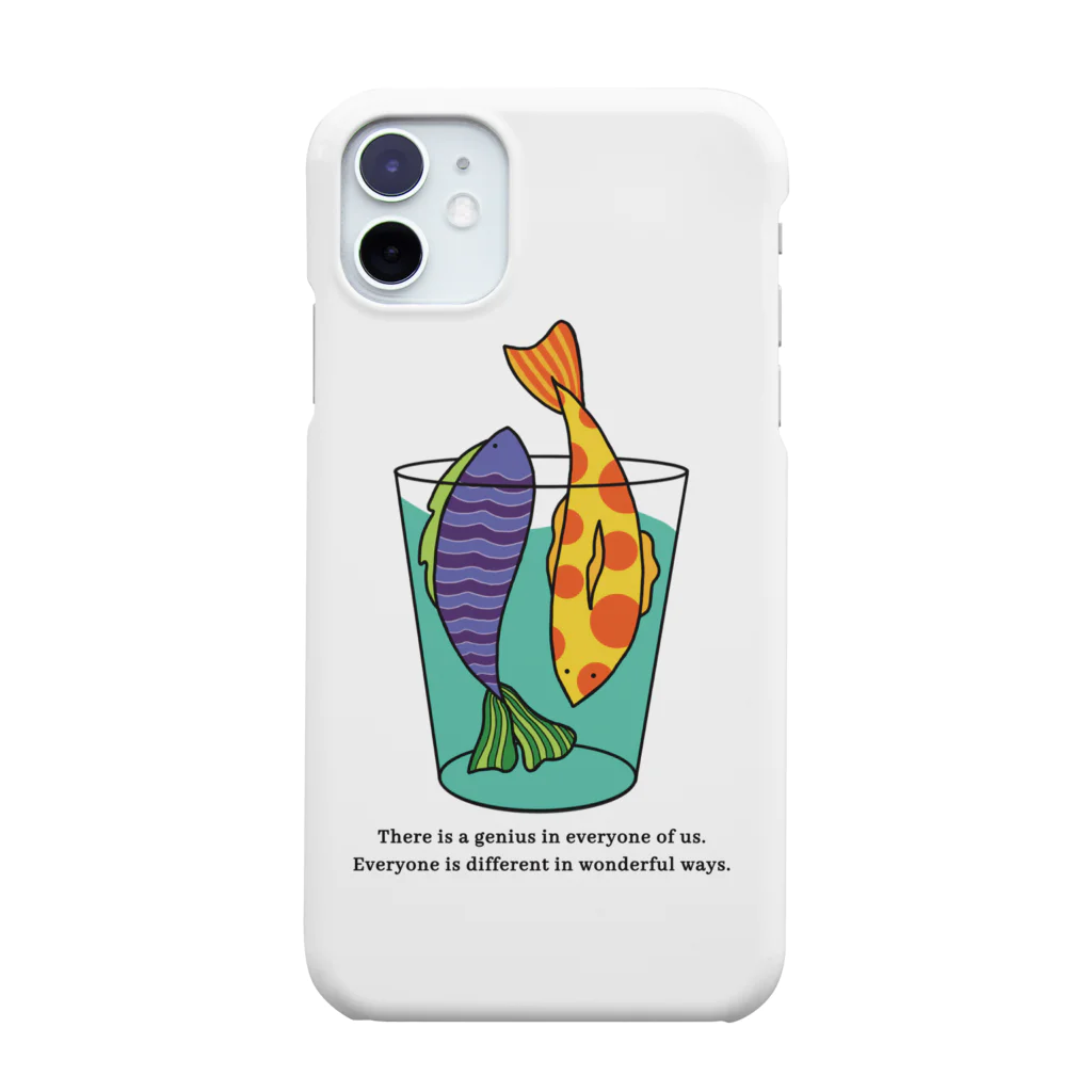 milky_pageのfishtank Smartphone Case