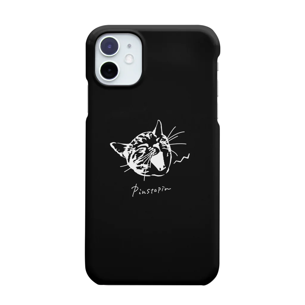 PinstapinのPinstapin あくび ふっつうのクロ Smartphone Case