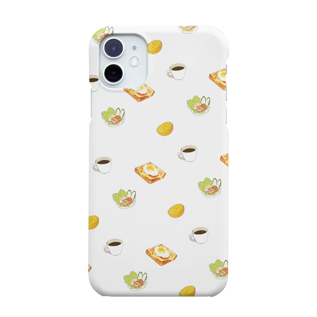 food・raboの目玉焼きトーストセット Smartphone Case