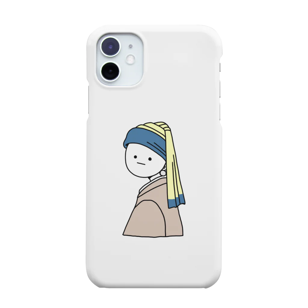 ミズキロバイトのフェルメール・真珠の耳飾りの少女 Smartphone Case