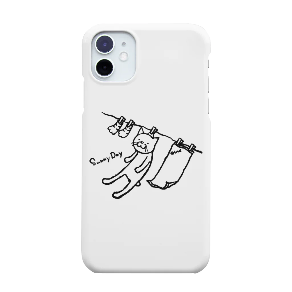 KITARO-GHEE suzuri shopのSunny Day ネコ Smartphone Case