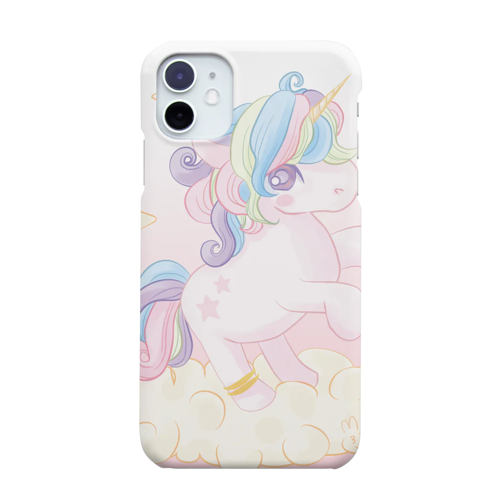 兎工房：宇佐兎三(うさうさん)ショップのUNICORN PONY ユニコーン・ポニー　ファンシー スマホケース