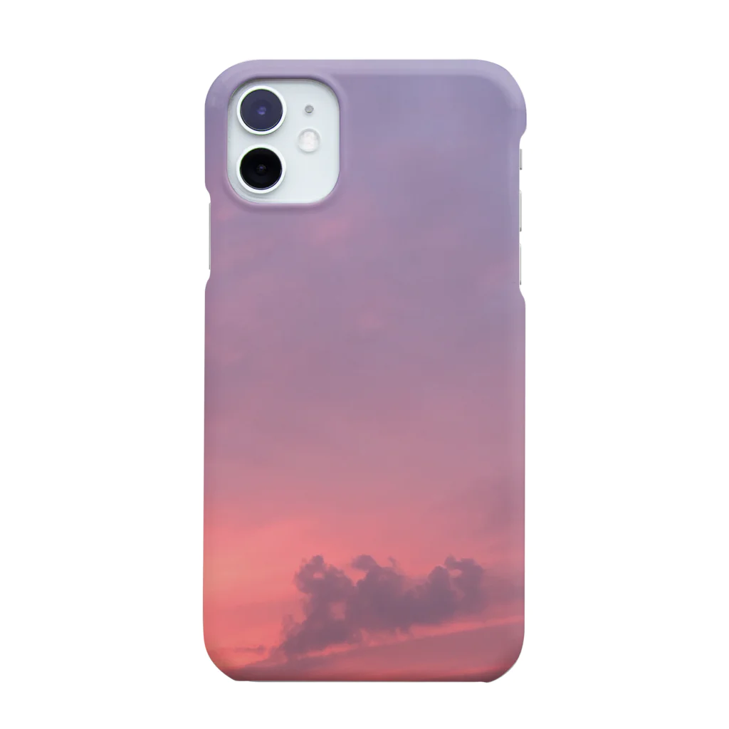 プリンスメイデンの紫な夕方 iPhone Smartphone Case