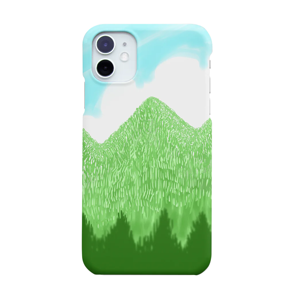 ✨🌈✨ユラクラカン🇯🇵 ✨🌈✨の☁️青空と雲☁️と青い山脈🗻ズ Smartphone Case