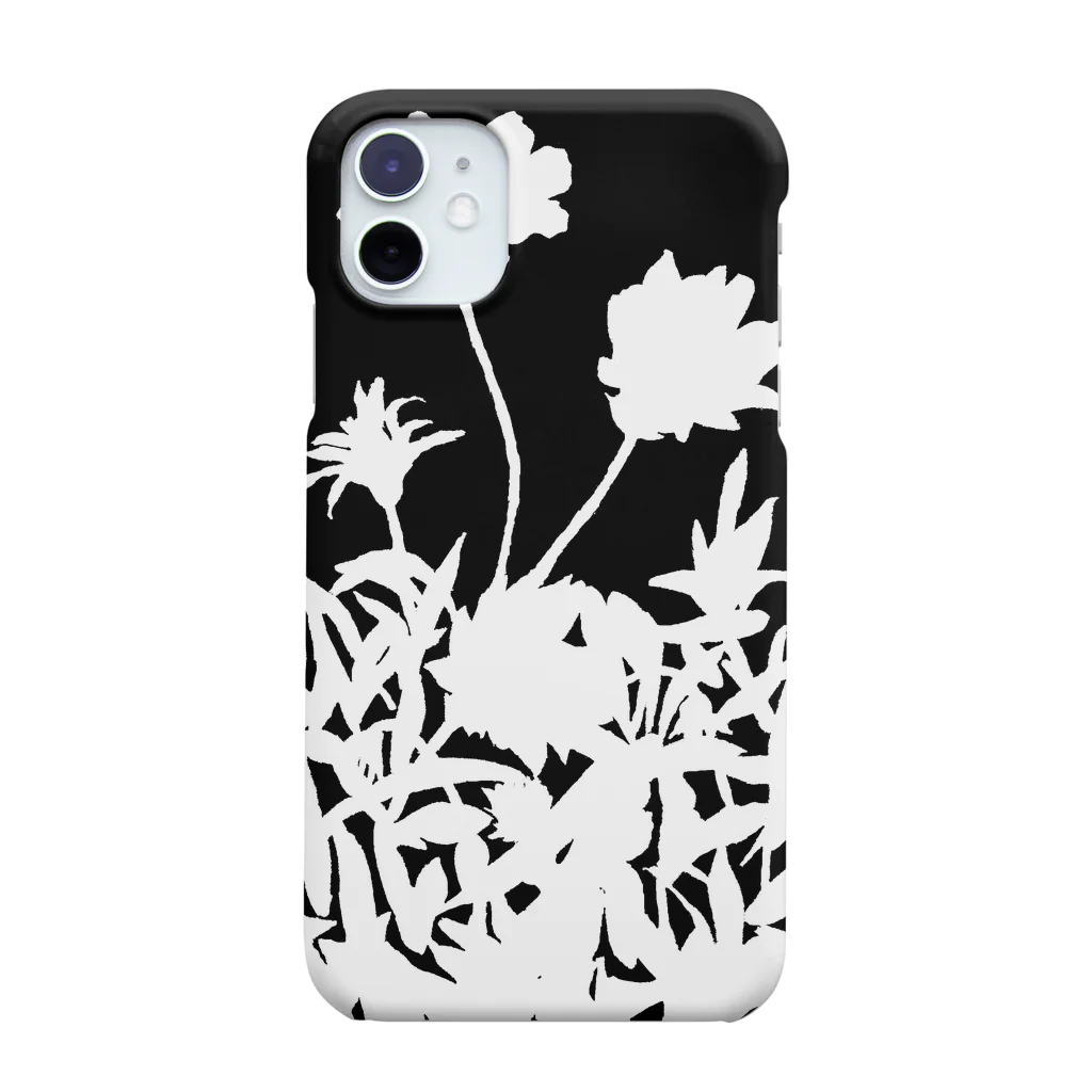 気ままに創作　よろず堂の花咲く小径②黒 Smartphone Case