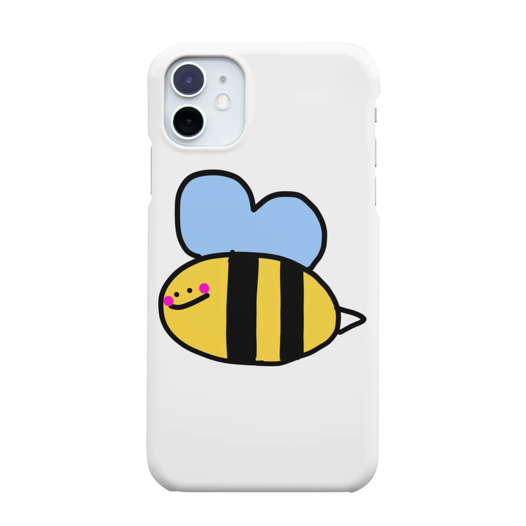 LoveAmooNのへんてこキャラクター はちさんの『びー』🐝💗 Smartphone Case