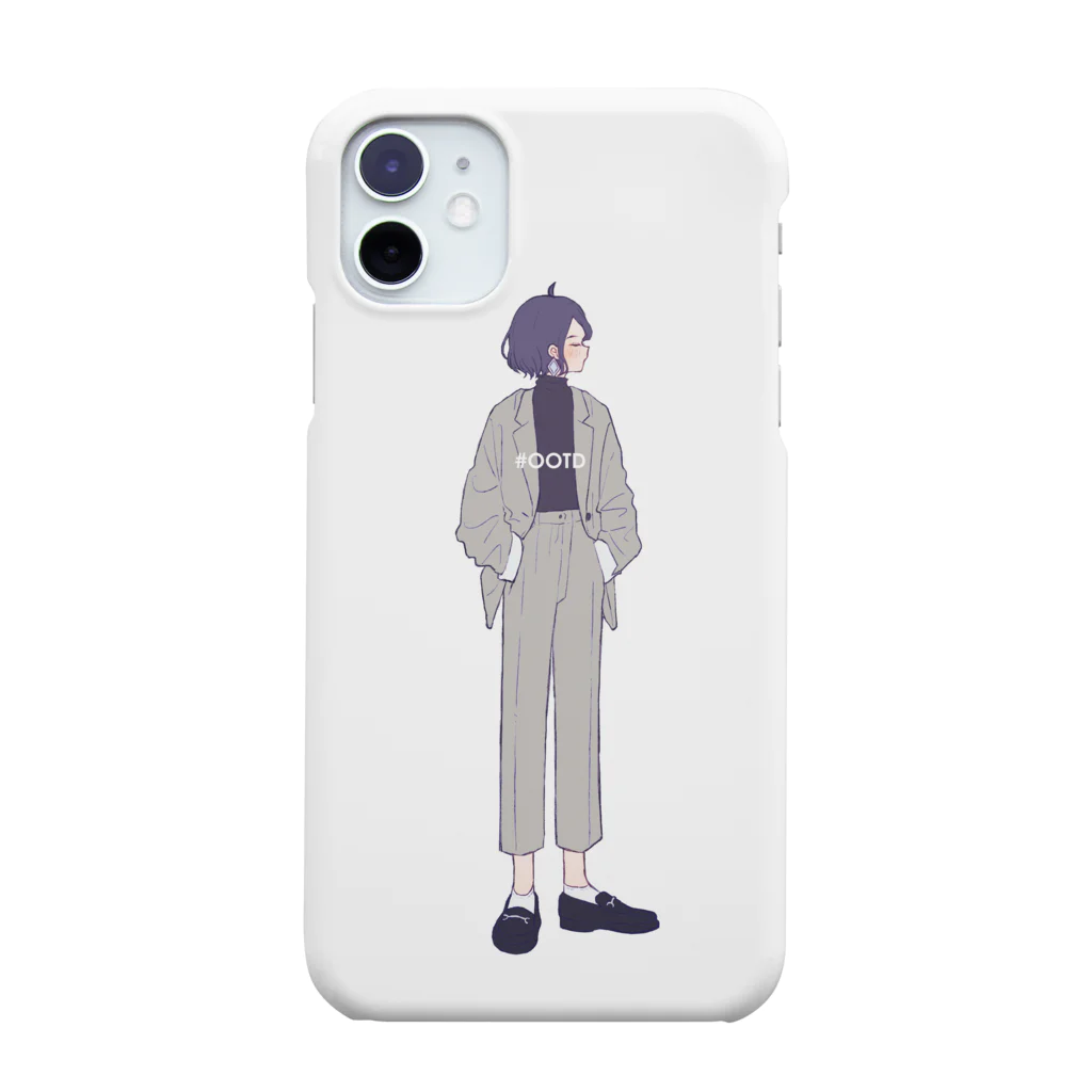 こんばんはの#OOTD_ジャケット Smartphone Case