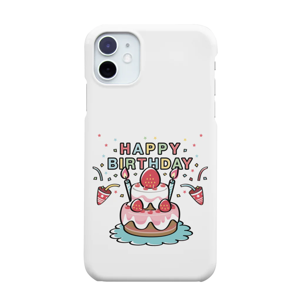 イラスト MONYAAT のHAPPY BRITHDAY_4 Smartphone Case