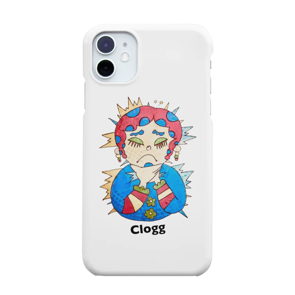 akachunのClogg「vintage」 スマホケース