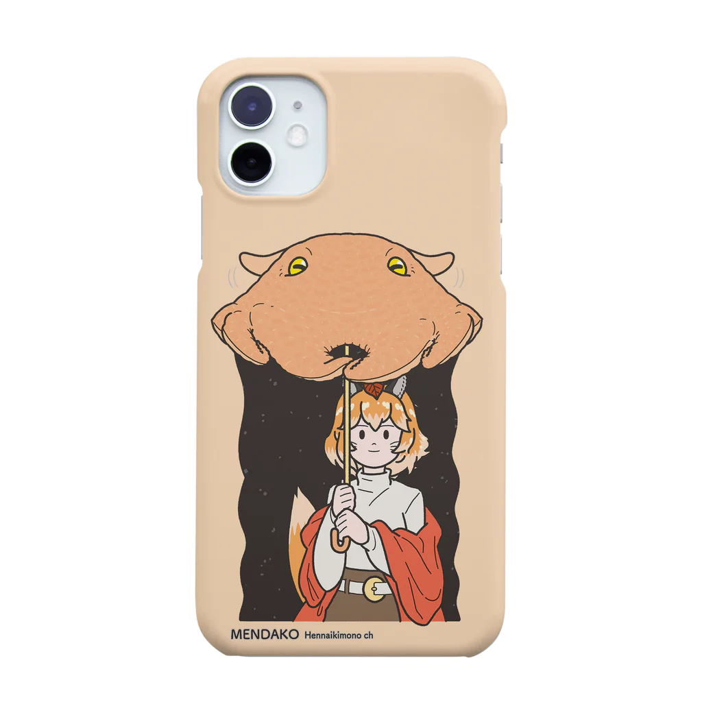 へんないきものチャンネルのきつねさんとメンダコ Smartphone Case