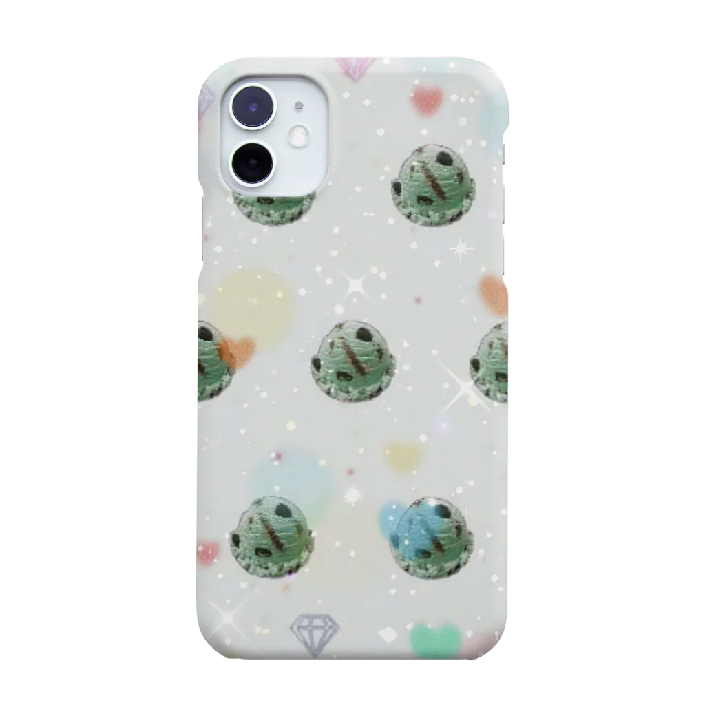 madeathの♡CHOCOMINT♡(WHITE DIAMOND) Smartphone Case