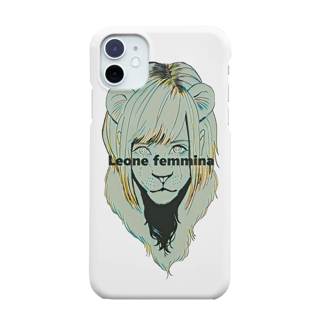 【みるかグッズ②】（SUZURI店）の【Leone femmina】 スマホケース