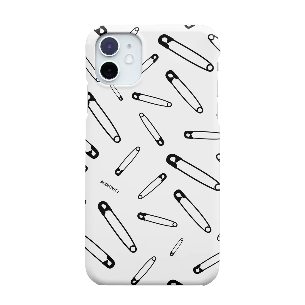 IENITY　/　MOON SIDEの【ADDITIVITY】 セーフティーピン #White スマホケース用 Smartphone Case