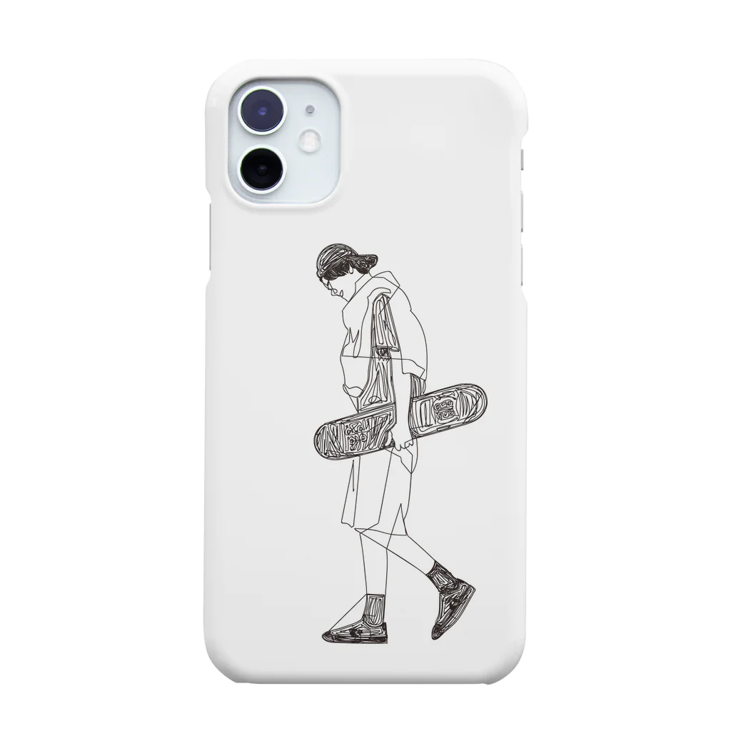 moca のskateboard2 スマホケース