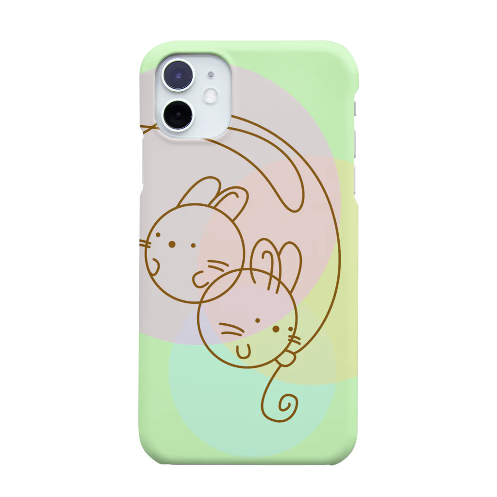 玉狛(たまこま)の玉うさぎ（春色） Smartphone Case