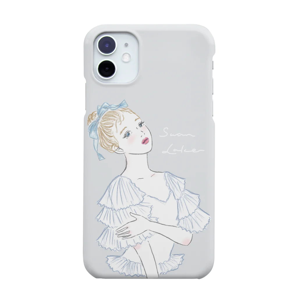 NAPPY ILLUSTRATIONSの白鳥女子 Smartphone Case