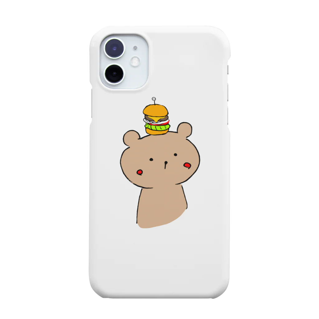 片耳難聴 taboooooのかたみみクマのくーま Smartphone Case