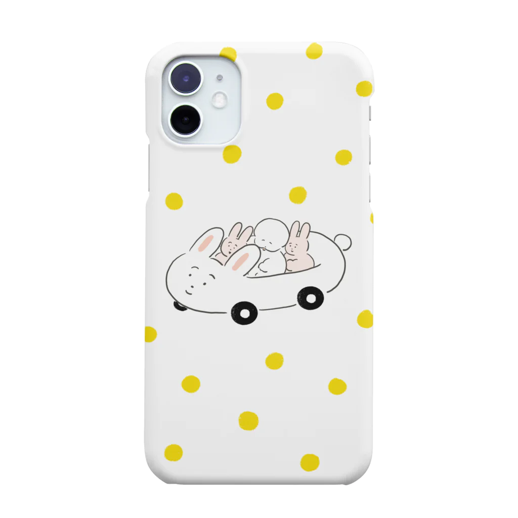 ワヌ山のお月見うさちゃんcar🌕 Smartphone Case