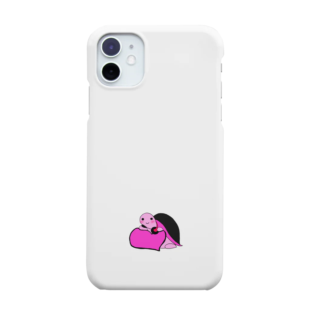 時計塔のヘッドホンかめくん　ピンク Smartphone Case