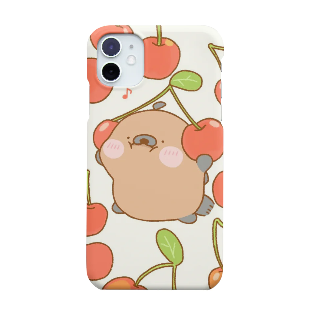 つんたろうのお店🍎のつんたろうとさくらんぼ Smartphone Case