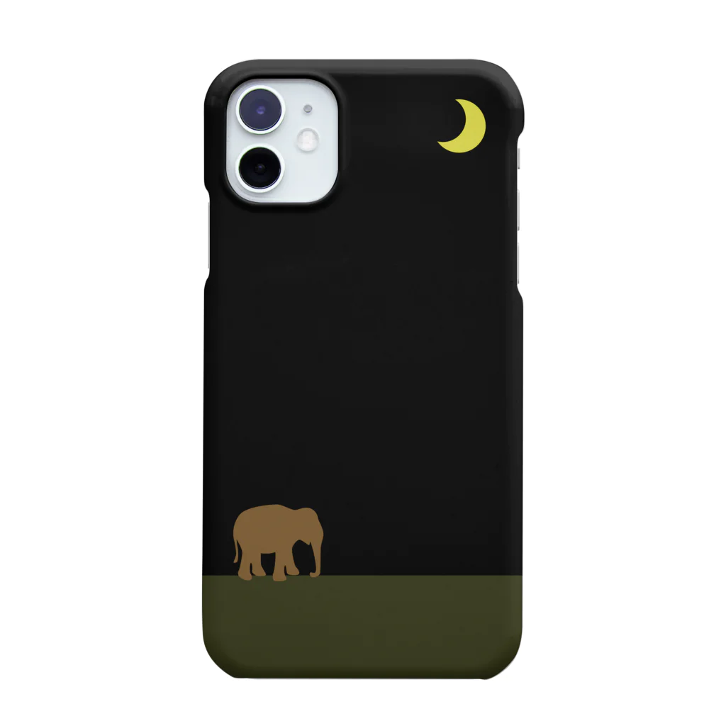 a-noのmoon & brown elephant Smartphone Case