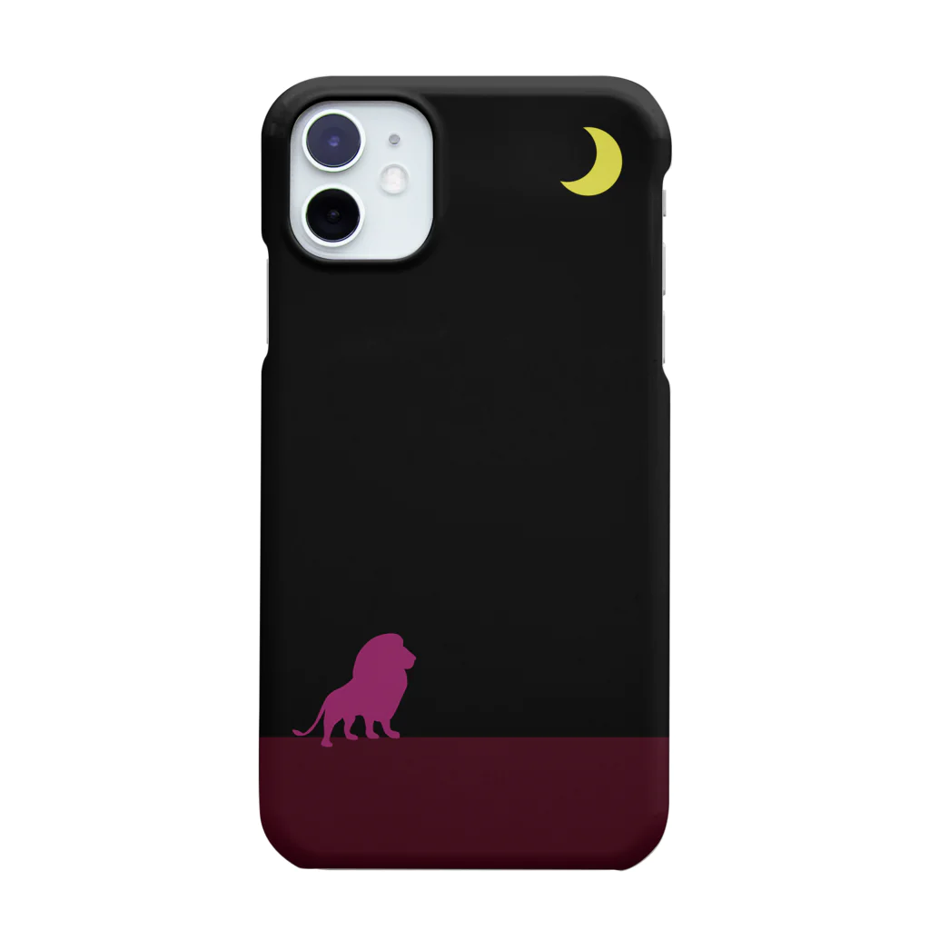 a-noのmoon & purple lion Smartphone Case
