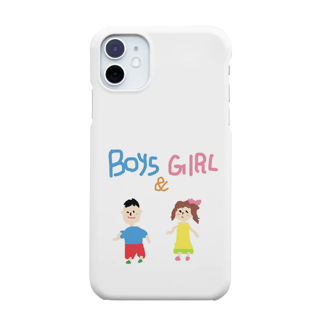 絵が下手な人。のBoys & Girls スマホケース