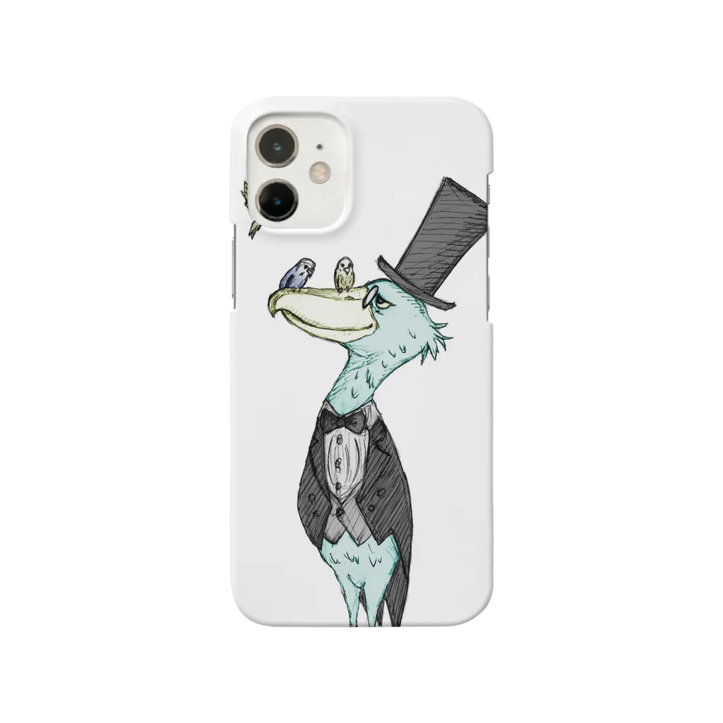 昆布しょうゆのGentleman Shoebill Smartphone Case