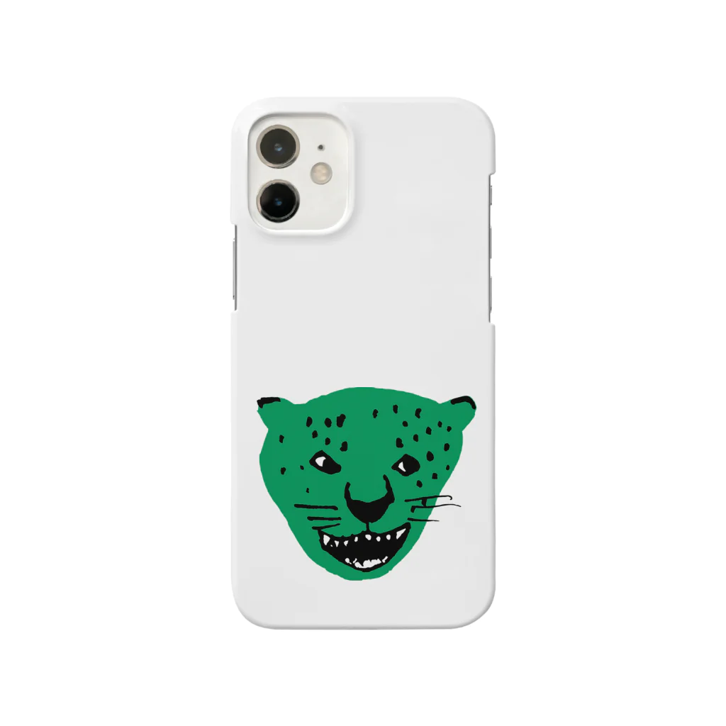 青豹のGreen jaguar スマホケース