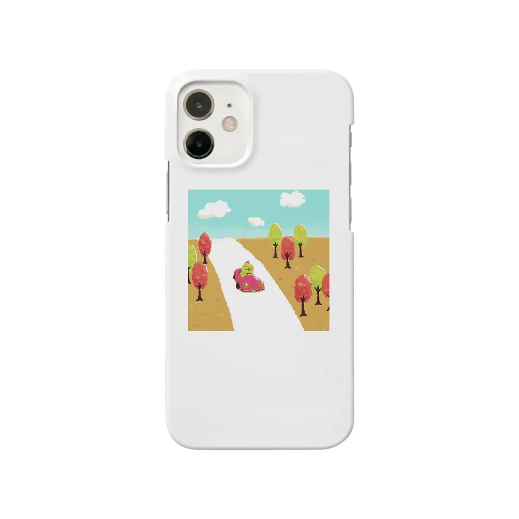 ぽやいのゆるキャラストアの恐竜のニヤちゃん　ぶんぶんドライブ Smartphone Case