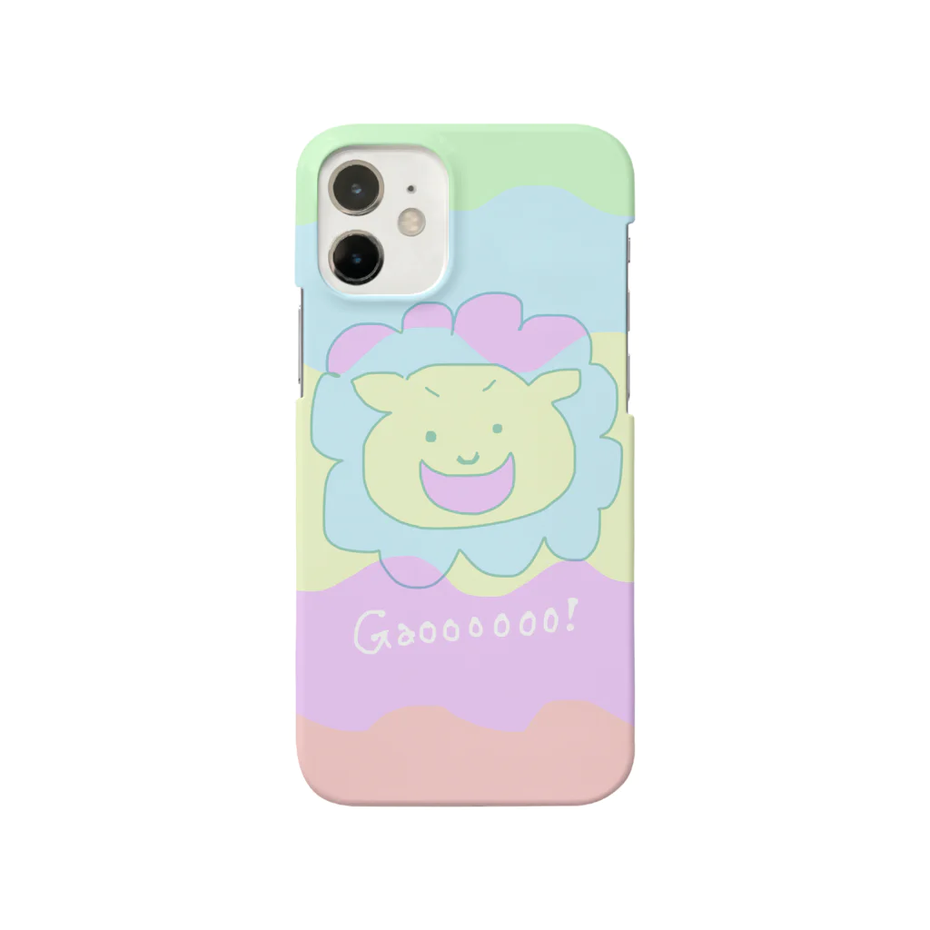 けリこのえりんぎ。のパステルカラー　ライオン Smartphone Case