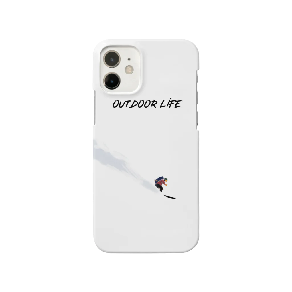 sho_ma's outdoorlifeのTelemark skier スマホケース