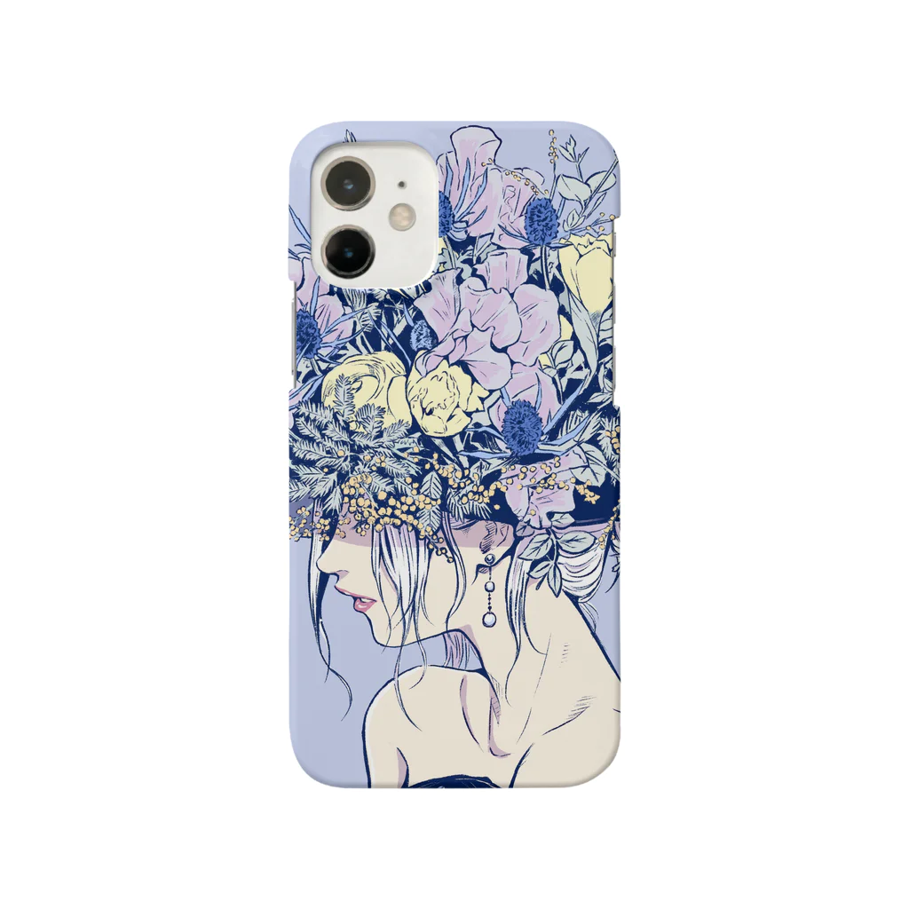 ホリプーイラストショップのFlower girl Smartphone Case